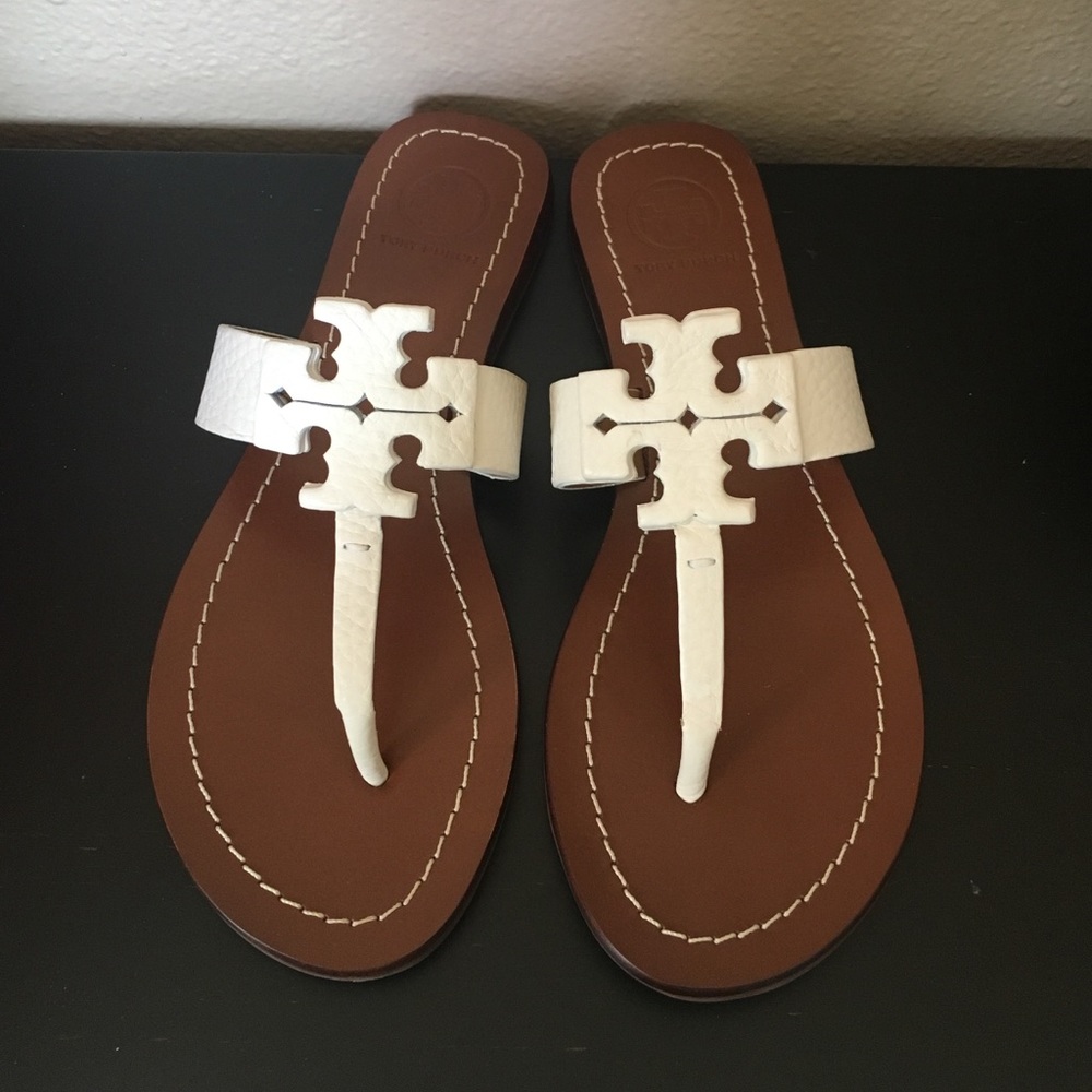 COPY - BNWB- Tory Burch Ivory thong sandal